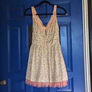 Pink floral Free People dress